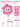 Mulberro Pink Flower Silicone Baby Teether with Rattle | 2-in-1 Sensory Rattle Teether | 0M+ - Teether