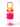 Mulberro Pink Kids Water Bottle — 500ml | One-Touch Flip Lid & Built-in Straw - Water Bottle