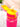 Mulberro Pink Kids Water Bottle — 500ml | One-Touch Flip Lid & Built-in Straw - Water Bottle