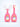 Mulberro Pink Penguin 2-in-1 Kids' Toothbrush Set | U-Shaped Silicone + Round Brush | Toddlers & Babies - Teether