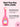 Mulberro Pink Penguin 2-in-1 Kids' Toothbrush Set | U-Shaped Silicone + Round Brush | Toddlers & Babies - Teether