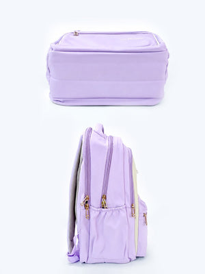 Mulberro Purple Bear & Bunny Kids School Backpack - School Bag