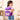 Mulberro Purple Butterfly Neoprene Kids Backpack with Safety Leash – Girls Toddler School Bag - School Bag