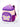 Mulberro Purple Butterfly Neoprene Kids Backpack with Safety Leash – Girls Toddler School Bag - School Bag