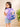 Mulberro Purple LED Bear Kids School Backpack with Cute Candy Patches - School Bag