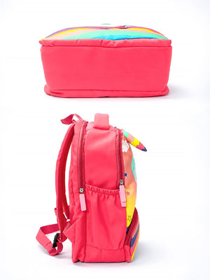 Mulberro Rainbow Unicorn Kids Backpack – Pink School Bag for Girls - School Bag