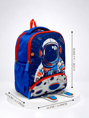 Mulberro Space Shuttle Astronaut Kids School Backpack – Blue - School Bag