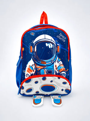 Mulberro Space Shuttle Astronaut Kids School Backpack – Blue - School Bag