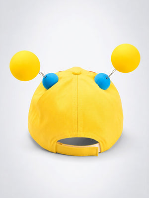 Mulberro Yellow 3D Eyeball Antenna Kids Cap Adjustable 2-6Y - Kids Accessories
