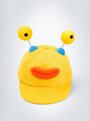 Mulberro Yellow 3D Eyeball Antenna Kids Cap Adjustable 2-6Y - Kids Accessories