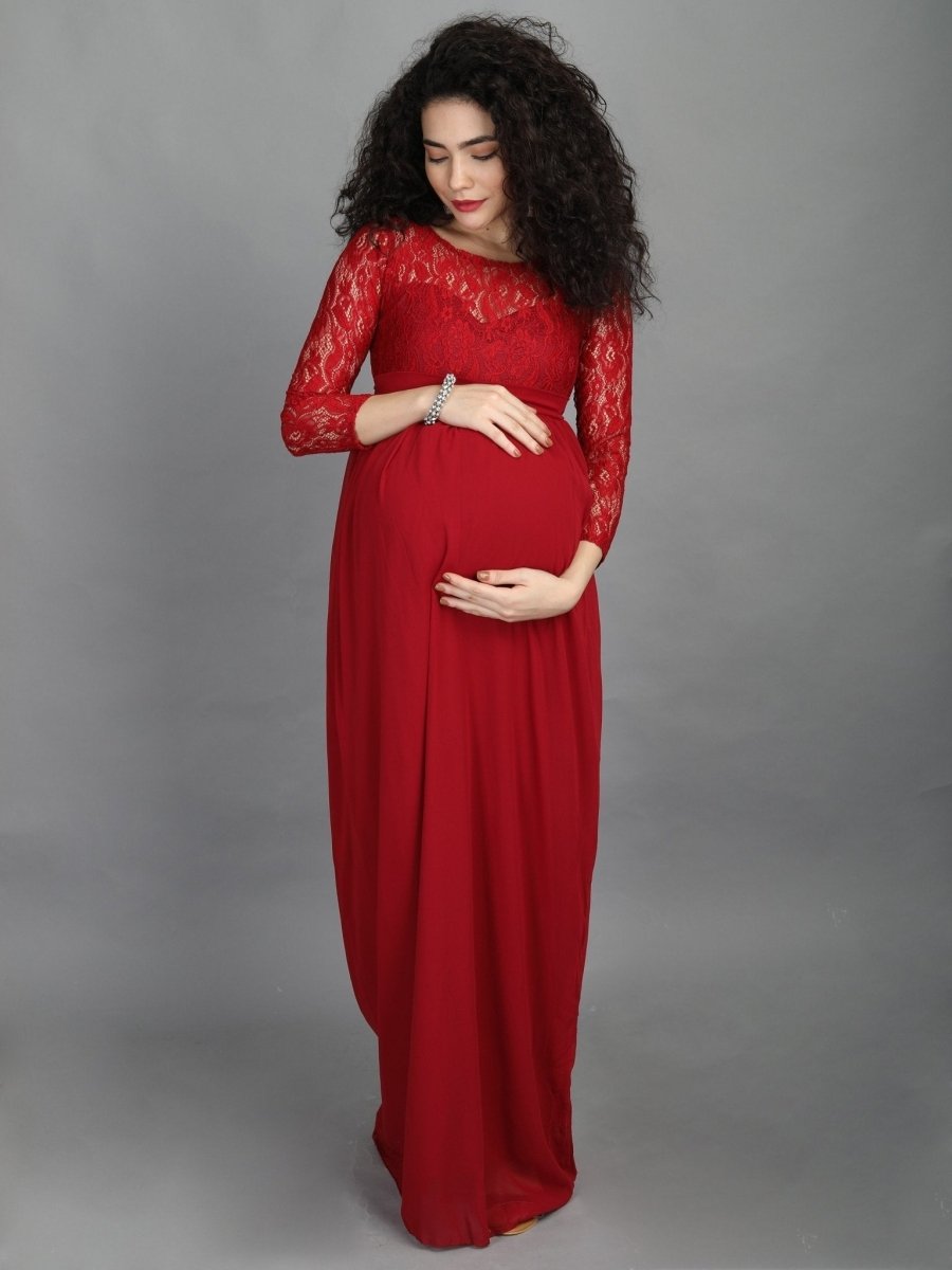 Mulberry Maternity Dress - DRS-MLBRY-S