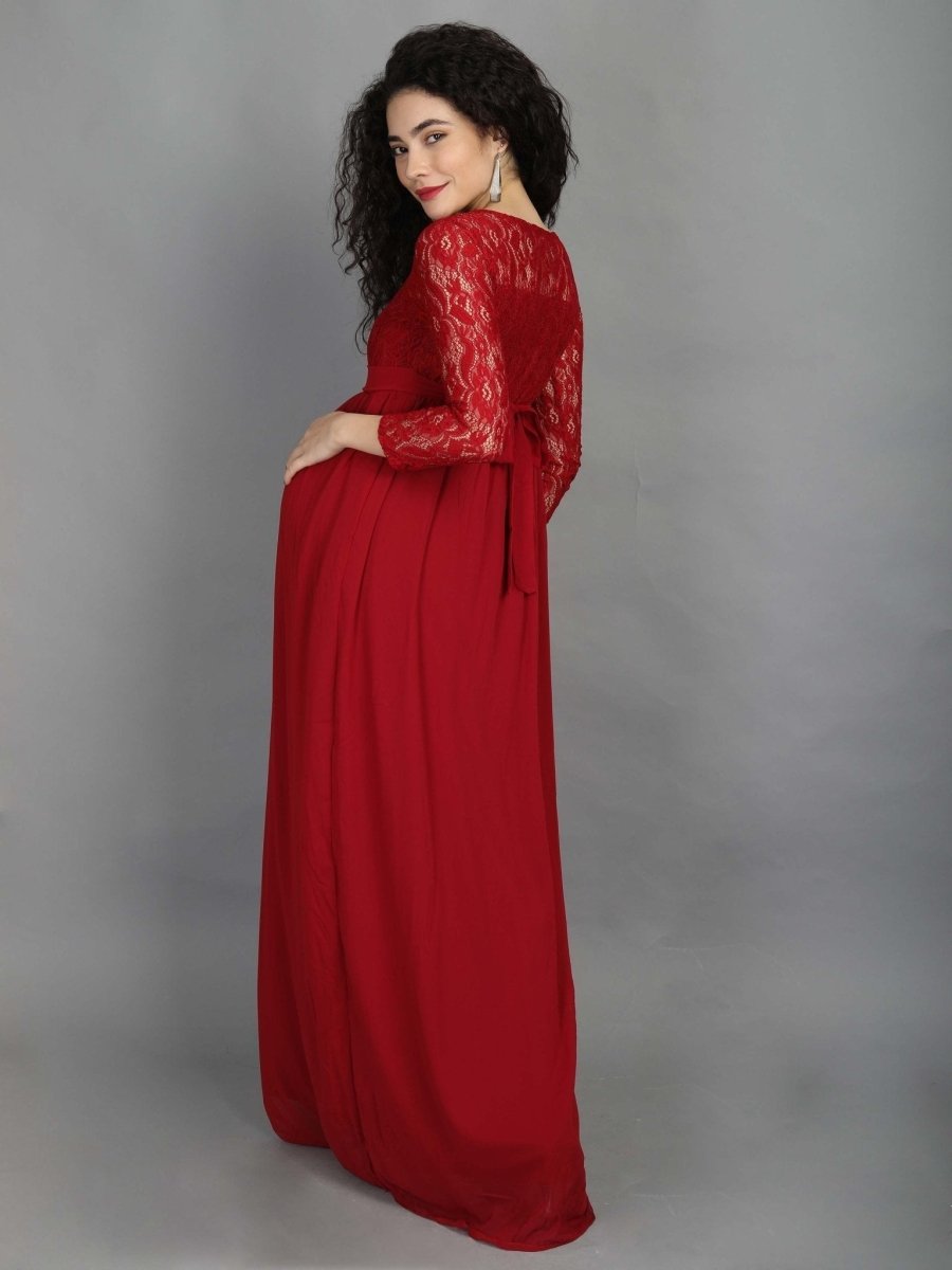 Mulberry Maternity Dress - DRS-MLBRY-S