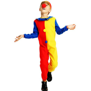 Multi - color color Clown, Halloween Costume Fancy Dress Up - 4 - 6 Years Halloween