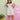 Multi Color Striped Girls Dress with Patch Pockets
