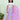 Multi Color Striped Girls Dungaree With White Top