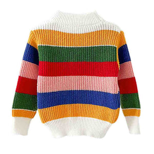 Multi Striped cardigan Sweater for Kids - 2 - 3 Years Winter Wear