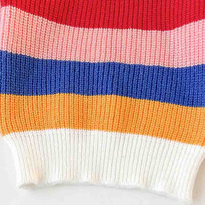 Multi Striped cardigan Sweater for Kids - 2 - 3 Years Winter Wear