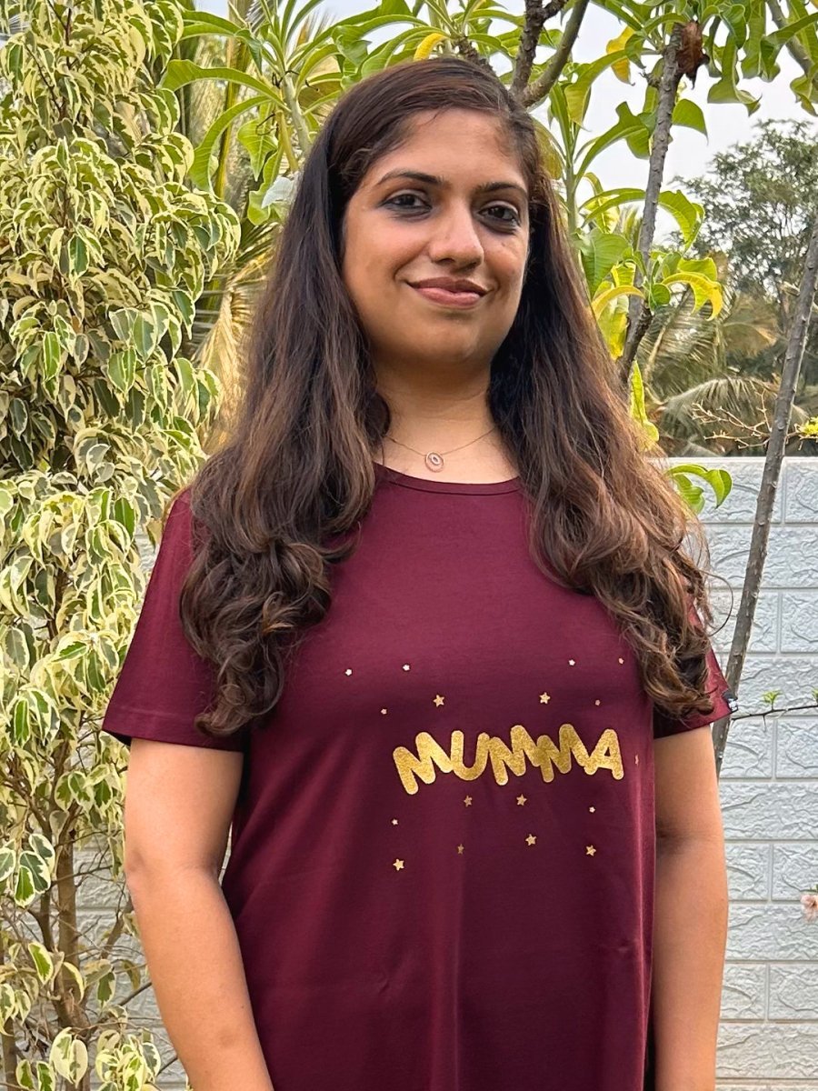 Mumma Oversized Maternity T Shirt Dress - NW-SC-MUMOT-S
