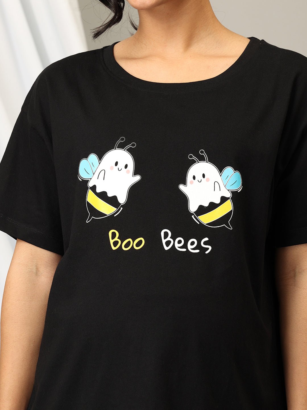 Mumma Oversized T-Shirt - Boo Bees - MAT - SC - MUMBS - S