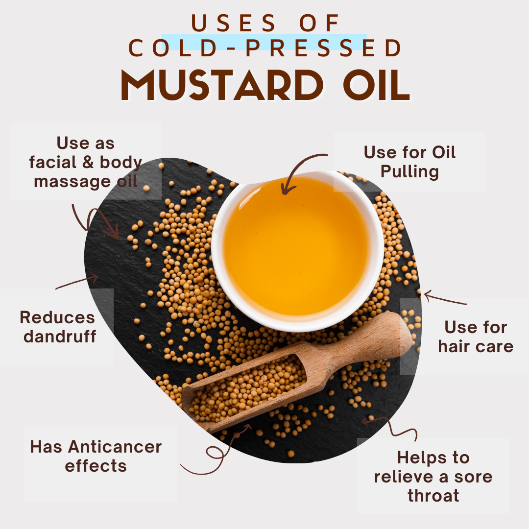 Coco Crush Cold pressed Mustard Oil- 500ML