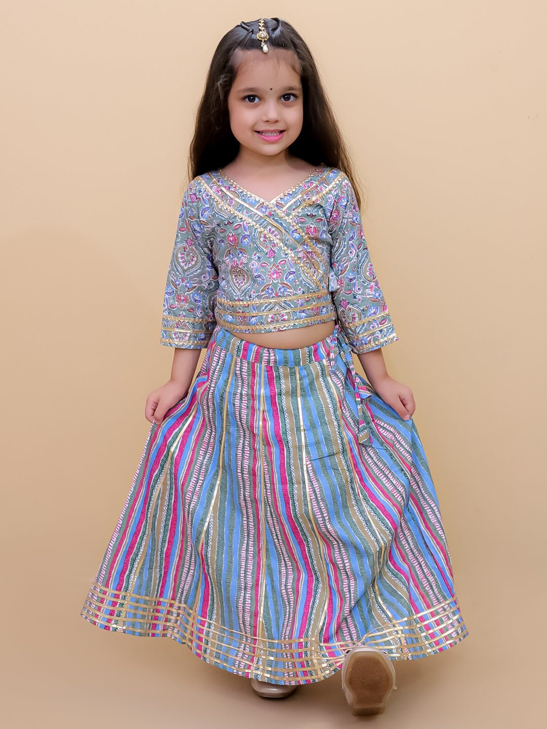 Muskaan Girls Lehenga Set - KES - SC - MUSKG - 0 - 6