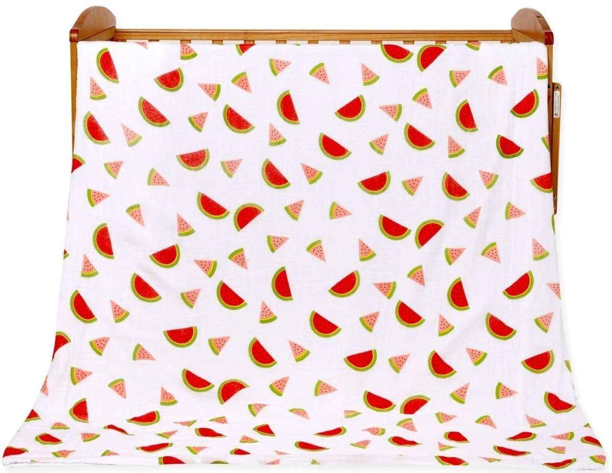 Muslin 6 Layer Dohar Blanket- One In a Melon - BLKT-MD-ONMN-0-2