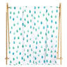Muslin 6 Layer Dohar Blanket- Raindrops - BLKT-MD-RNDP-0-2