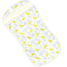 Muslin Burp Cloth Combo Of 2- Option 16: Yellow Star-Moon And Stars