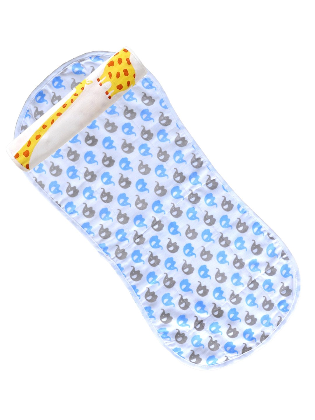 Muslin Burp Cloth Combo Of 2- Option 21: Tall as a Giraffe-Mumbo Jumbo