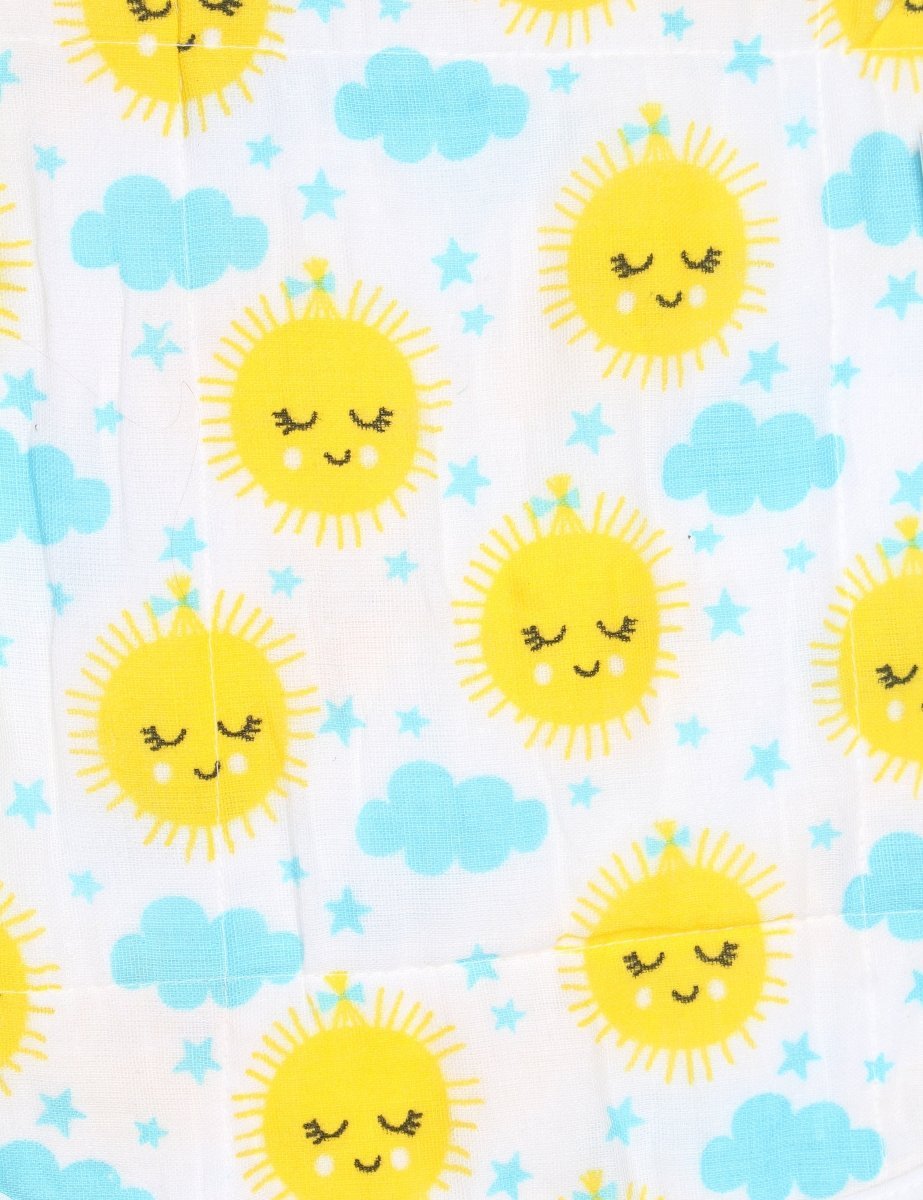 Muslin Burp Cloth Combo of 3- Option 1 - MSBC3-GALSDF