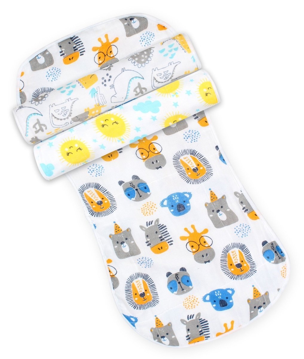 Muslin Burp Cloth Combo of 3- Option 1 - MSBC3-GALSDF