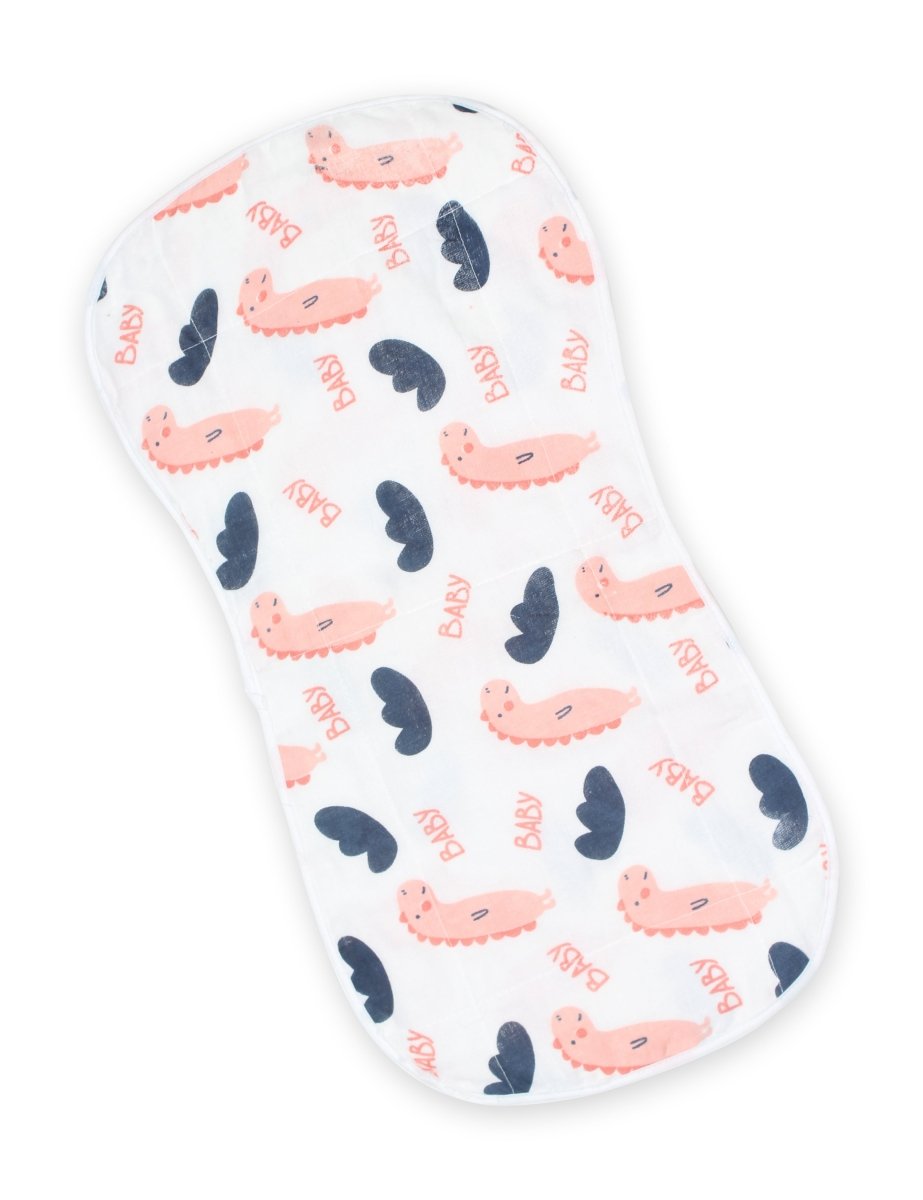 Muslin Burp Cloth Combo of 5- Option 5 - MSBC5-DBPYSF