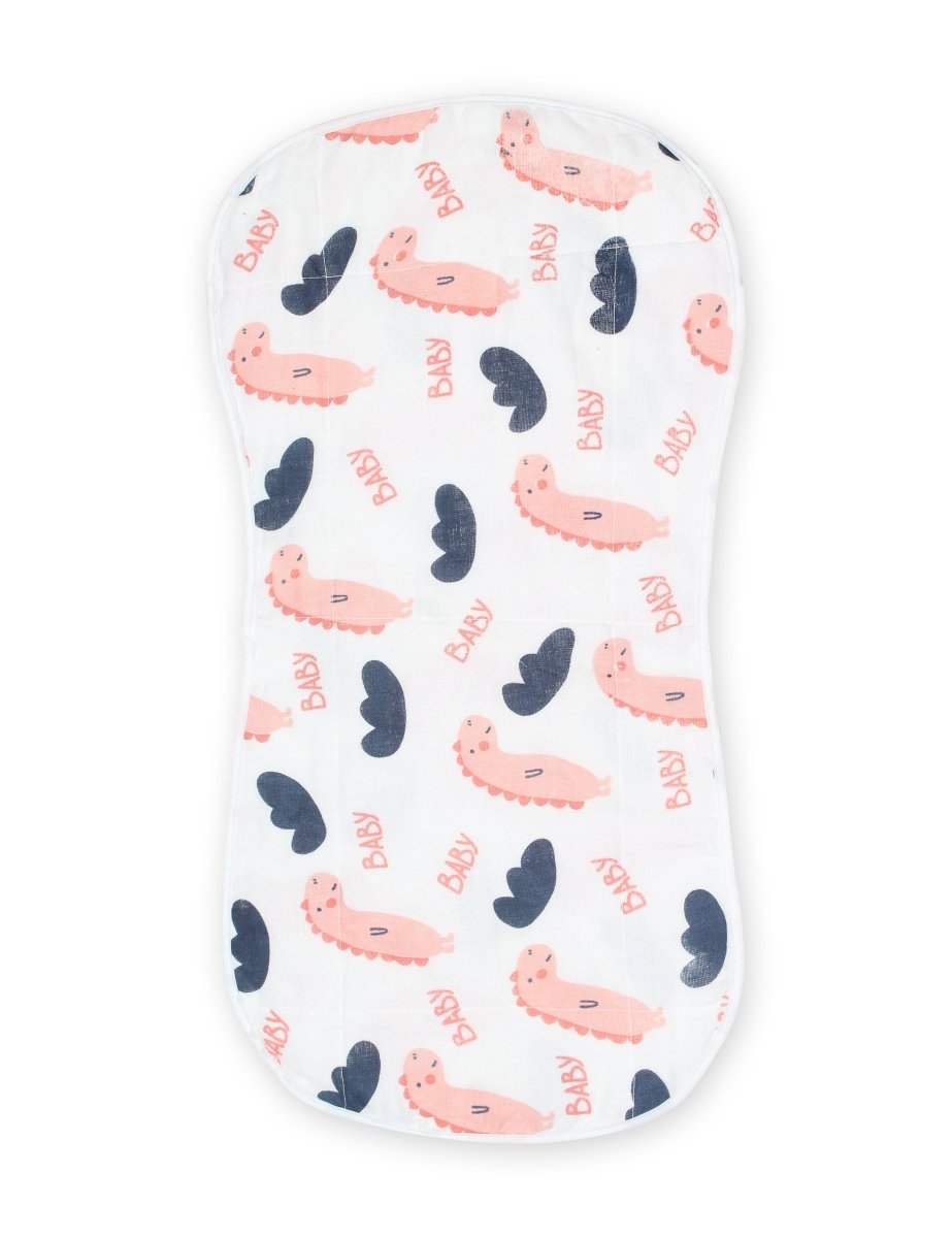 Muslin Burp Cloth Combo of 5- Option 5 - MSBC5-DBPYSF