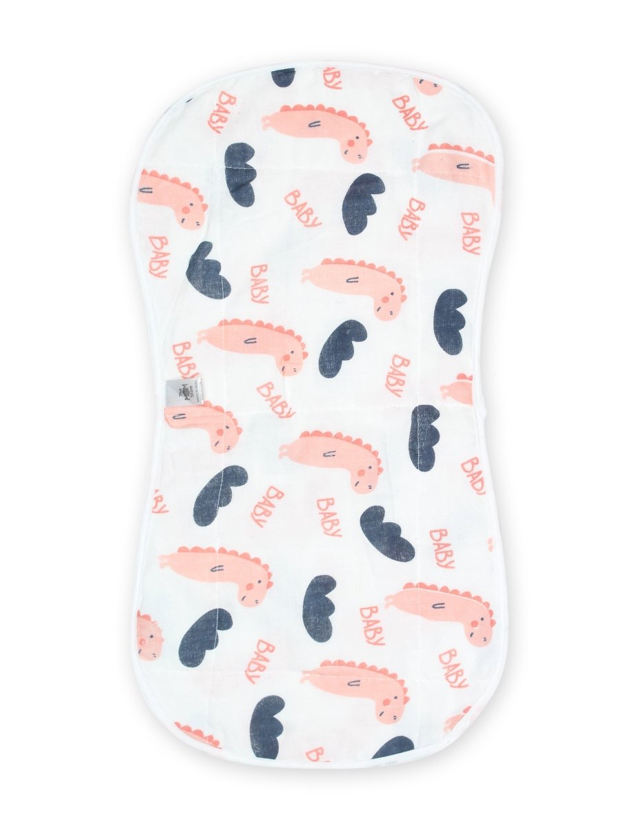 Muslin Burp Cloth Combo of 5- Option 5 - MSBC5-DBPYSF
