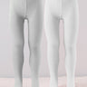 Mustang Combo Of 2 Cotton Blend Stockings: White & Grey - SOC2-CBLFT-6-12