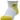 Mustang Kids Ankle Length Socks: Cutie Saurus- White& Lemon - SOC-CSWL-6-12