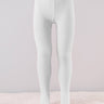 Mustang White Cotton Blend Stockings - SOC-WTLCB-3-6