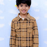Mustard Flannel Plaid Kids Shirt - KWW - PB - MSDFN - 0 - 6