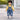 Mustard MadTed Dungaree with Stripes T-shirt, 2 Pcs Clothing Set For Toddlers And Kids - 1 - 2 Years Kids Clothing