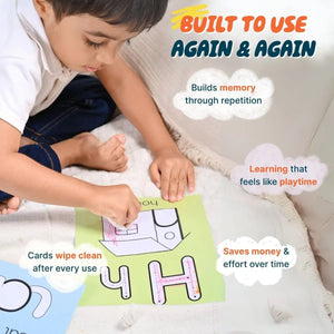 My Dabble ABC Trace & Colour Kit | Multi - Sensory Alphabet Learning for Kids - DPTACC1059