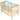 My Sea World - 4 Section Crib Rails Protector Bumper Set - BPR - SEWD