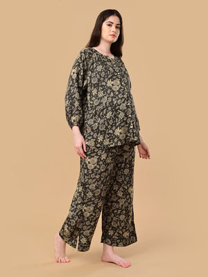 Mystic Medow Maternity and Nursing Nightwear Set - Multi Maternity Nightwear Set