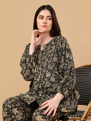 Mystic Medow Maternity and Nursing Nightwear Set - Multi Maternity Nightwear Set