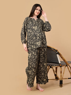 Mystic Medow Maternity and Nursing Nightwear Set - Multi Maternity Nightwear Set