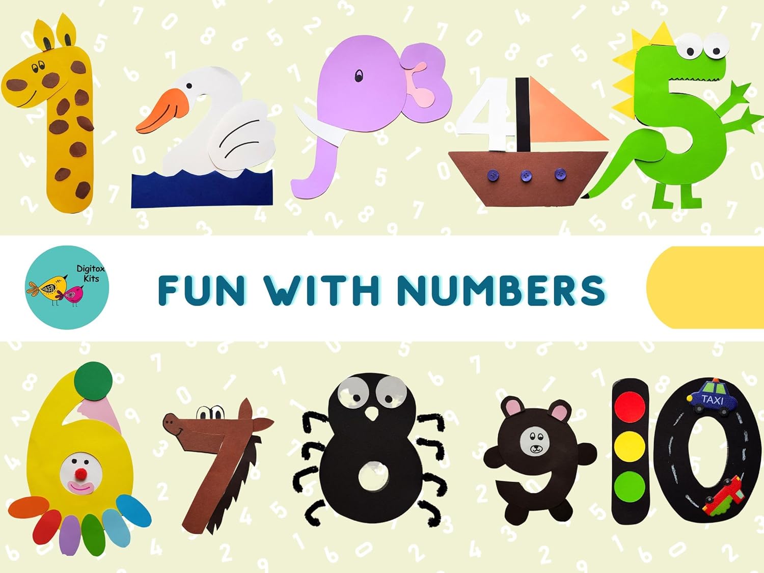 Digitox Kits Fun With Number DIY Activity Kit