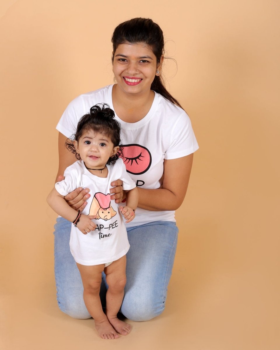 Nap Time Family Matching Family T-shirt- Combo of 2 - TWN2-SS-NPTM
