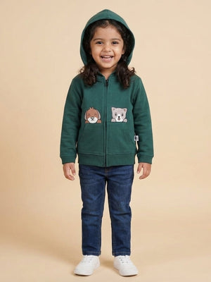 Naughty Puppies Zipper Jacket - 0-6 Months Kids Winter Zipper Jackets