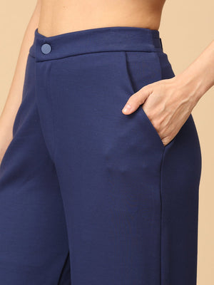 Navy Blue Nautica Luxe Women's Formal Trousers - Women's Bottoms