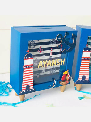 Nautical Piggy Bank - Little Surprise BoxNautical Piggy Bank