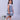 Navy Blue Checkered Girls Casual Dress